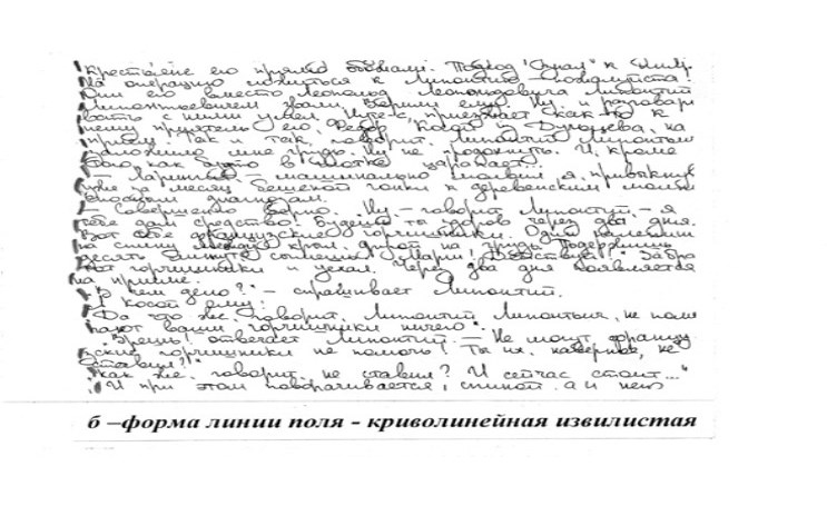 Общие признаки почерка человека